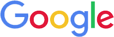 Google Logo in four colors for patients to click and leave a review